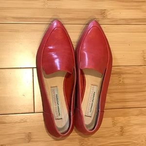 Kristin Cavallari Leather Flats in Chandy